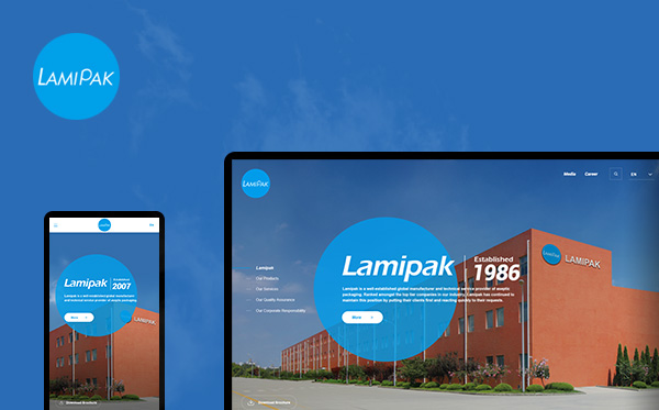 包裝行業(yè)網(wǎng)站制作
